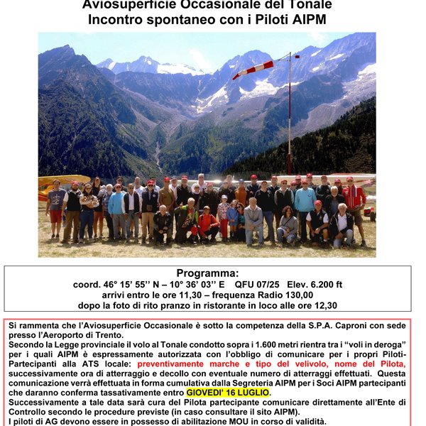 Sabato 18 luglio: Passo Tonale